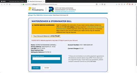 pwd bill pay.